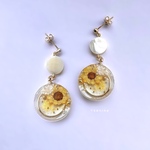 💠受注製作💠Yellow Daisy(ピアス・イヤリング)