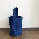 【限定販売】奄美藍で染めた２種類の帆布のone-toneトートバッグno.1
