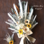🍀hs様オーダー専用ページです🍀　　ウェディングブーケ　ブライダルブーケ　前撮りブーケ　ドライフラワーブーケ　フォトウェディング　セミオーダー　お祝い　ご結婚祝い