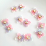 【再販×10】練りきりアートな紫陽花イヤリング&ピアス