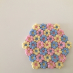 ☆春色パステルカラー☆お花たっぷり♡お座布団 