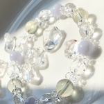 🌟SALE🌟レモンクォーツ×ブルーレースアゲート パワーストーンブレスレット 天然石