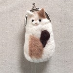 ぺたんこ猫がま口