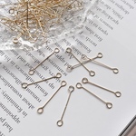 20pcs [20mm ゴールド]  ジョイントワイヤー ピアノ線（炭素鋼）金具基礎パーツ m667