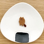 ねこぜびーばー刺繍ブローチ②