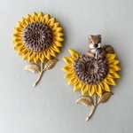 壁掛けひまわり