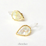[SALE]グリーンシェルドロップ  イヤリング