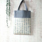 A4サイズが入るペタンコミニトートバッグ  