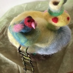 キノコの上でティータイム