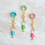 【選べるカラー&金具】クリームソーダー マスクアクセサリー チャーム マグネット クリップ