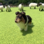 フェルト犬　シェルティ　ノエルさん　<MW531>