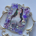 【パープル2】トレカケース 硬質ケース デコ 推し活