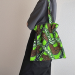 巾着トート〜green safari〜