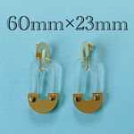 importメタルピアス　クリア　2個1セット