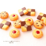 クッキーのマグネット(ジャム/チョコチップ/チェック)