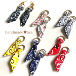 【再販❤︎人気】ペイズリー バンダナ タッセル ゴールド ピアス
