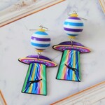UFOだ🛸連れていかれるんだね ピアス