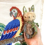 うさぎ＊ハンドメイド＊うさぎのぬいぐるみ＊spirit animal＊グラスアイ＊モヘア＊3色＊bunny＊ウサギ