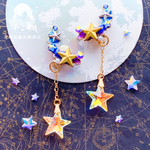  【宇宙レジン】Starry sky（イヤーカフ）