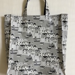 「３様オーダー品」マチ付きバッグ*リバティ*CoolCoast*グレー