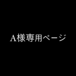 A様専用ページ