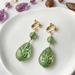 しずく【マスカット】イヤリング　ピアス