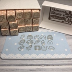 スタンプBOX＊プチ《育児セット》【ピンク】