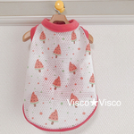 生地入荷しました！再販③犬服　やわらかメッシュのスイカバータンク🍉お色も選べます！お揃いにもオススメ★【送料無料】