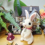 おすましうさちゃん※うさぎ※（うす茶）