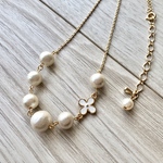 【SALE】コットンパール〜ひとつだけflower〜ネックレス