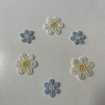 お花のワッペン