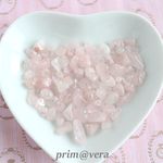 ♡再販×3♡ 【20ｇ】 天然石　ローズクォーツ  ビーズ 【さざれ石】 