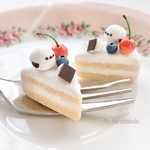 シマエナガショートケーキ(さくらんぼ)