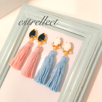 ★ビジューcolor タッセル ピアス or イヤリング