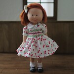 マドレーヌちゃん　タイニーベッツィー用　さくらんぼワンピースセット　ホワイト　
