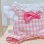 ちびぬい　洋服　ピンクコンビ
