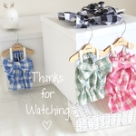 ブロックチェック／Ribbonワンピース♡４COLOR