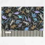 お名前タグつき  ランチマット【約２５×３５】  恐竜×スター