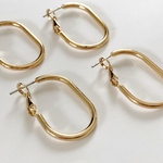 フープピアス　ゴールド4個