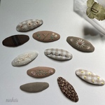 【名入れ】選べる2本✳︎ヘアピン✳︎パッチンピン✳︎刺繍ヘアピン✳︎刺繍パッチンピン✳︎2本セット✳︎選べるデザイン✳︎ギフト✳︎プレゼントにもおすすめ