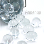 透明氷ビーズ 17×14mm【 Ice Drop 】８個