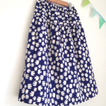 ＊flying birds II ティアードスカート(navy)＊