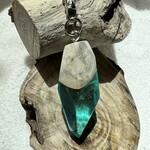 ウッドレジンキーホルダー　常夏の海シリーズ　海の結晶