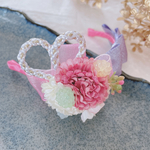 こんぺいとうとお花のカチューシャ ペット用アクセサリー ペット用カチューシャ 浴衣 夏 お祭り こんぺいとう 犬 猫 うさぎ プレゼント ギフト 誕生日 記念日 バースデー アニバーサリー 