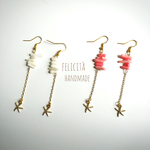 サンゴのゆらゆらサンゴピアス