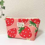 いちごと星♡ポーチ