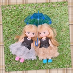 【新作】ふわふわワンピセット☆ミキマキちゃん専用☆アウトフィット☆ハンドメイド 