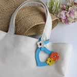 【6色展開】バッグを華やかに彩る牛革製ハートのバッグチャーム