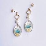 💠受注製作💠Floral Wires and Dry Flowers(ピアス・イヤリング)