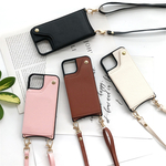 iPhone用 iPhone14/14 Pro スマホケース 背面カード収納 ショルダーストラップ付 スマホショルダー ミラー付き ケース スマホケース ショルダー 